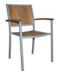 Baštenska stolica Alu/Teak stolica-SC114